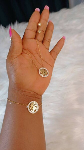 Bracelet et Bague  chaînes