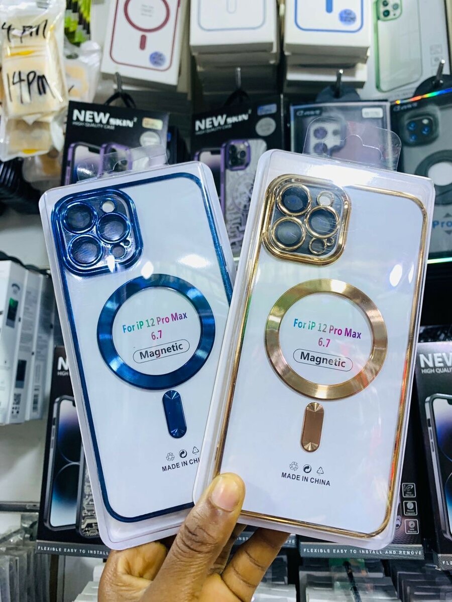 Electroplated Case for iPhones.