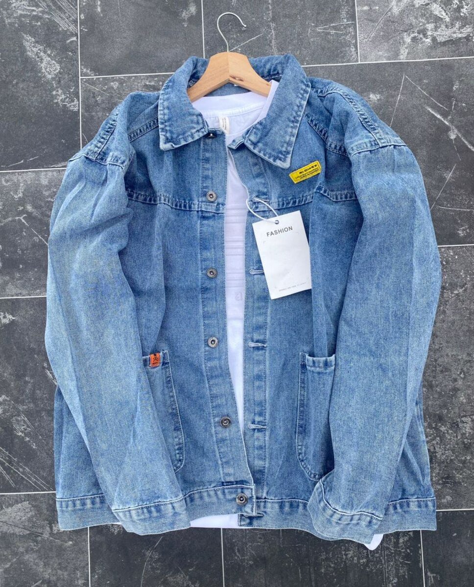 Chemise en denim imprimée