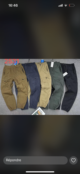 Pantalons cargo pour hommes