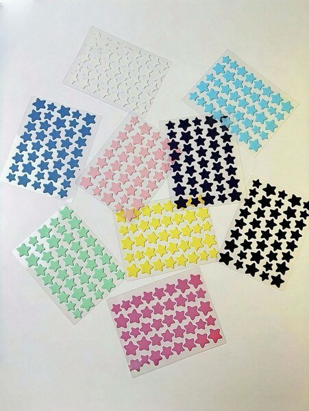 Autocollants Étoiles Fluorescentes