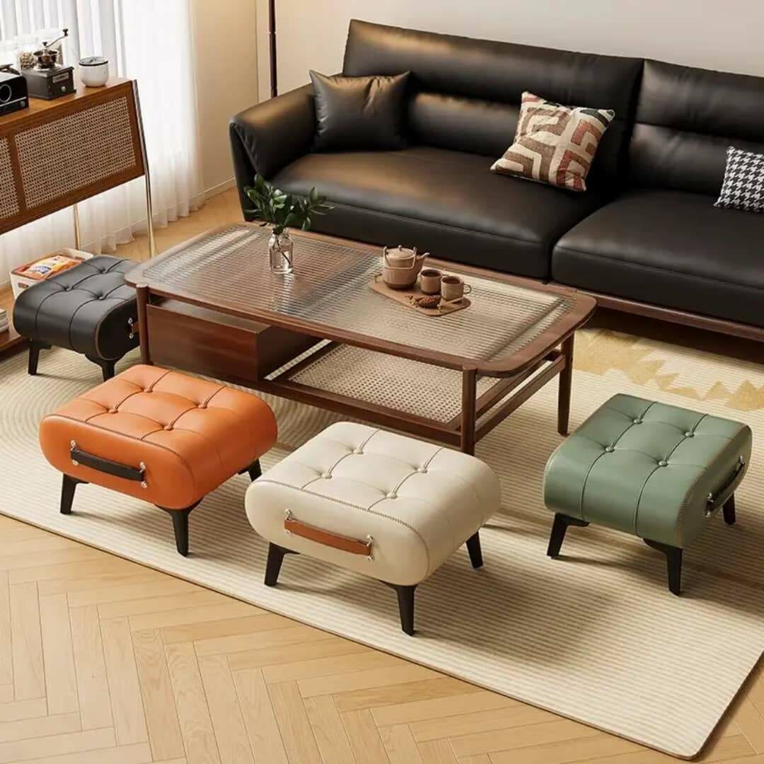 Tabouret Pouf Rembourré Moderne