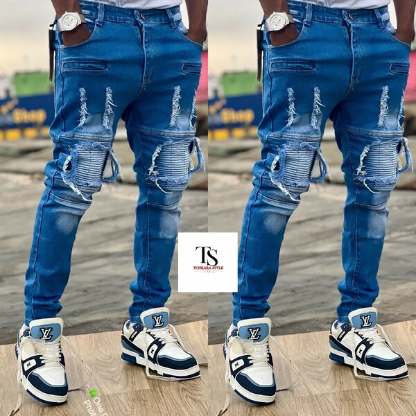 Jeans décontractés mode homme