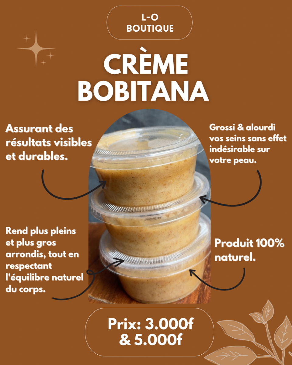 Crème Bobitana Naturelle