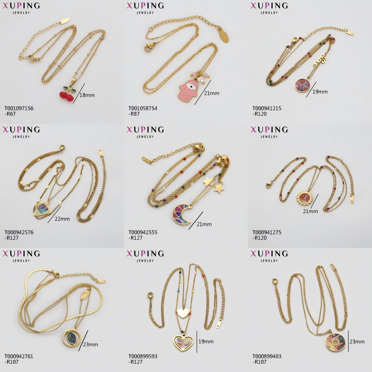 Collier Pendentif Femme Xuping