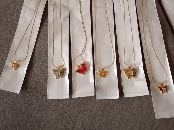 Butterfly necklaces