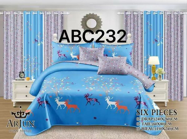 Parure de lit 6 pièces Arjun