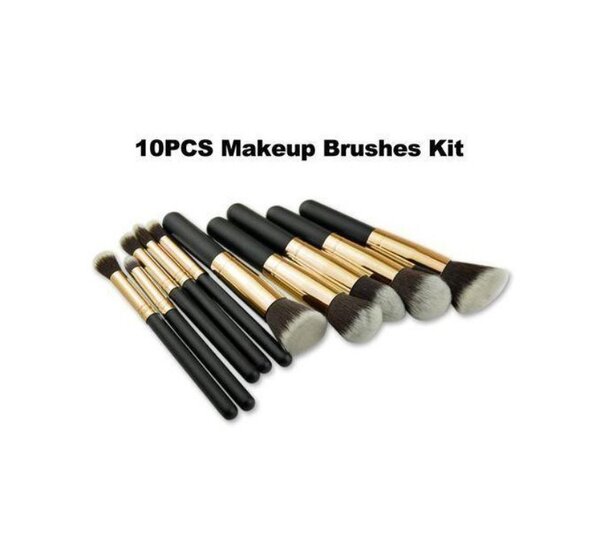 Kit de Pinceaux Maquillage 10 pièces
