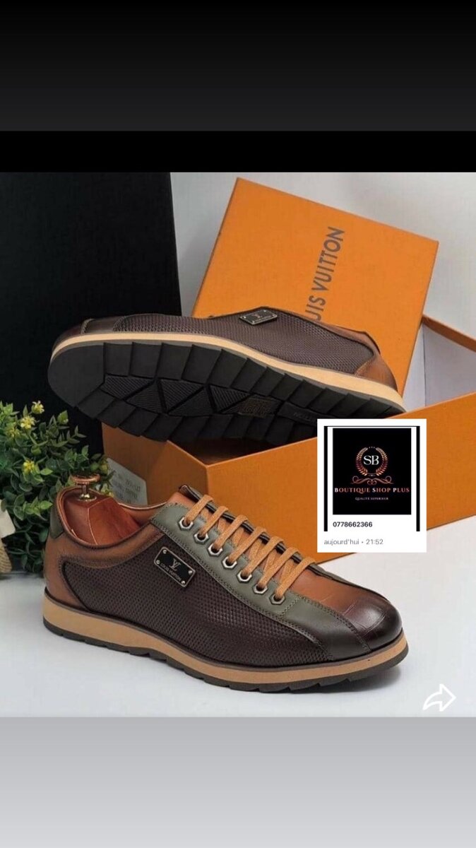 Chaussures en cuir élégantes