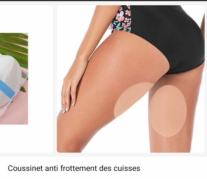 Coussinets anti frottement des cuisses