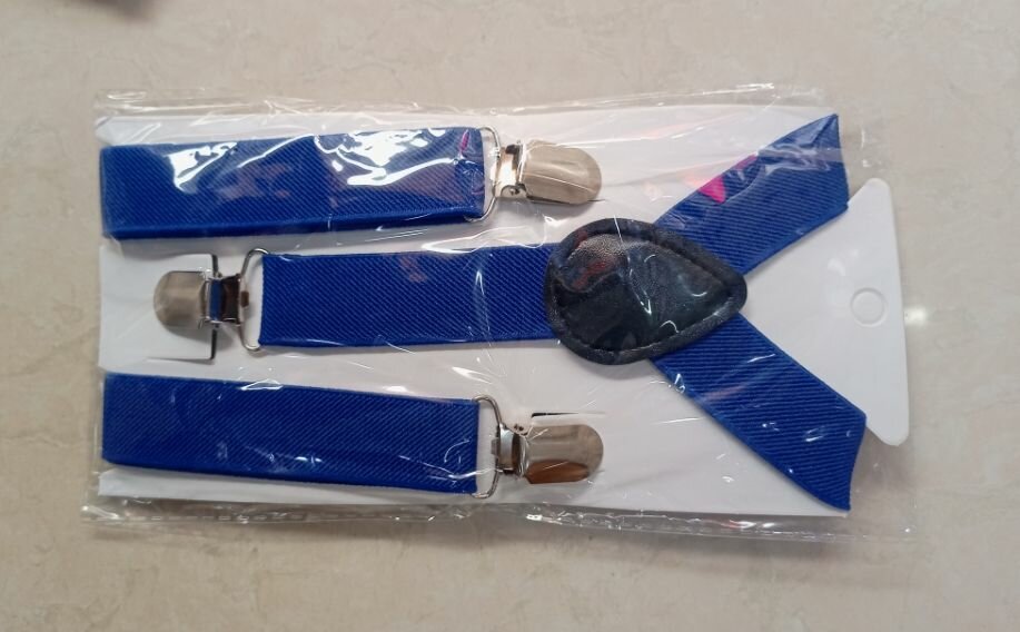 BOYS SUSPENDERS WITH BOW TIE