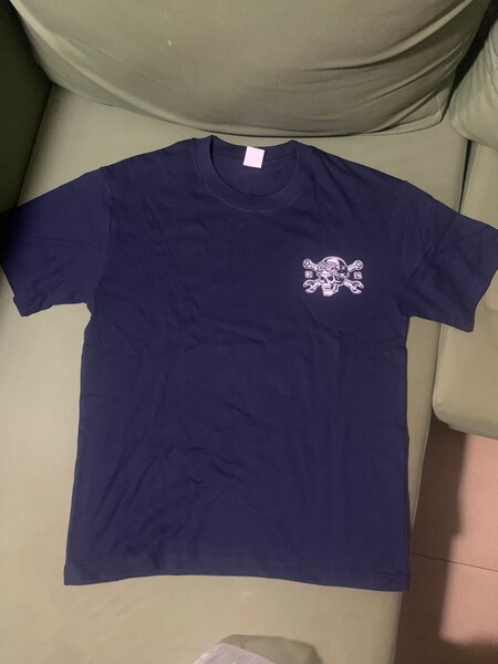 T-shirt motard crâne