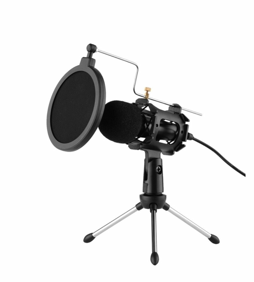 6.8-12.5CM VIDEO MICROPHONE KIT WITH MIC TRIPOD SHOCK MOUNT