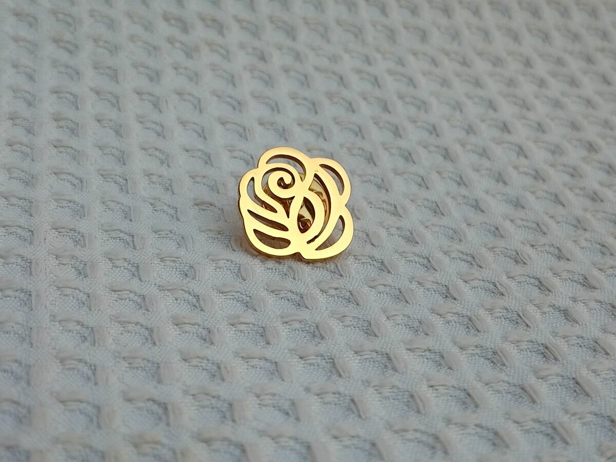 Lovely ladies lapel pin