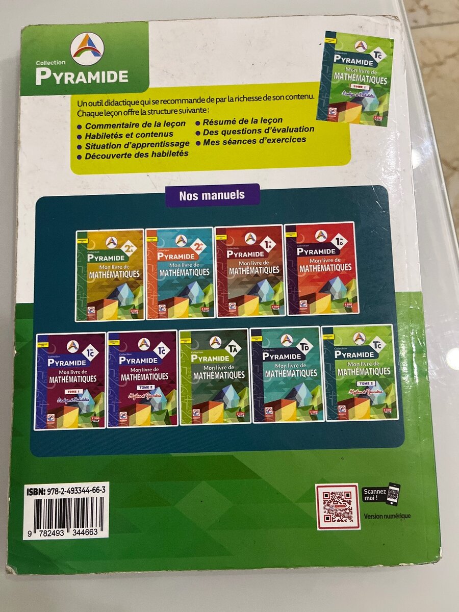 Livre Mathématiques Terminale