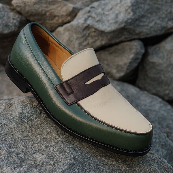 Mocassins en cuir élégant