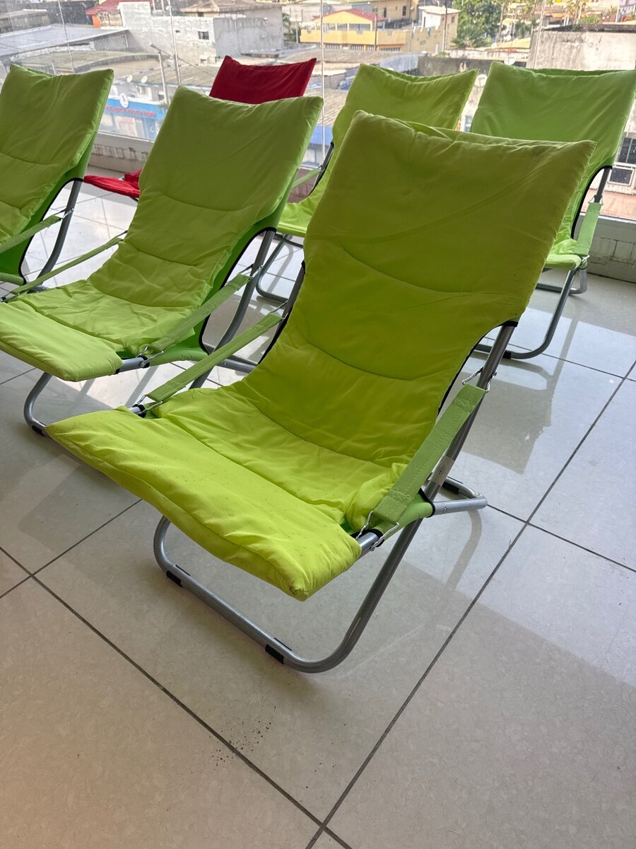 Chaise Longue Pliante Verte