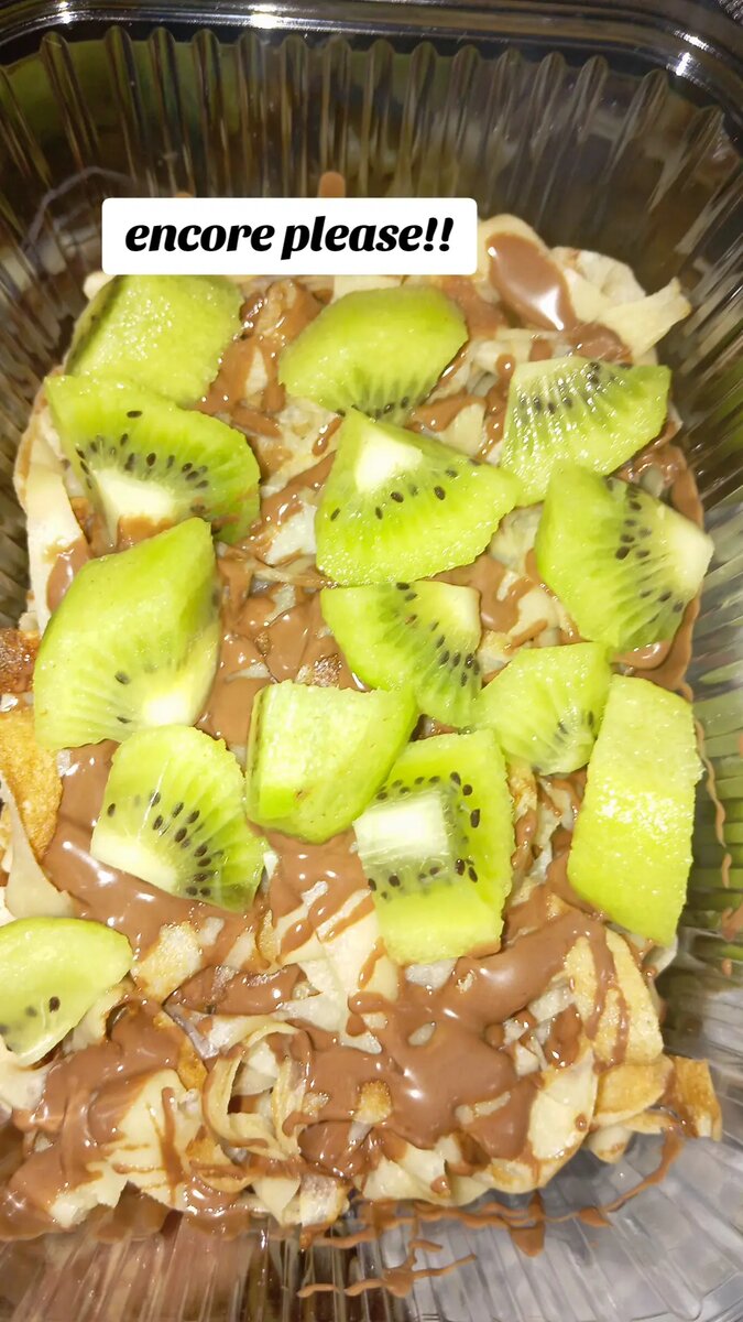 Crêpes chocolat kiwi