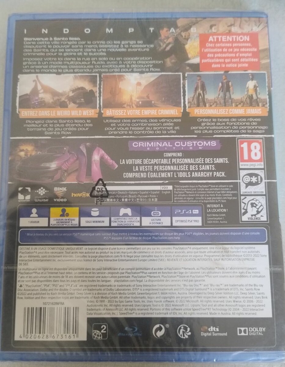 Saints Row PS4 Edition