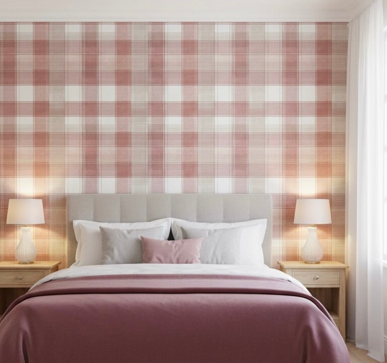 Papier Peint à Carreaux Moderne