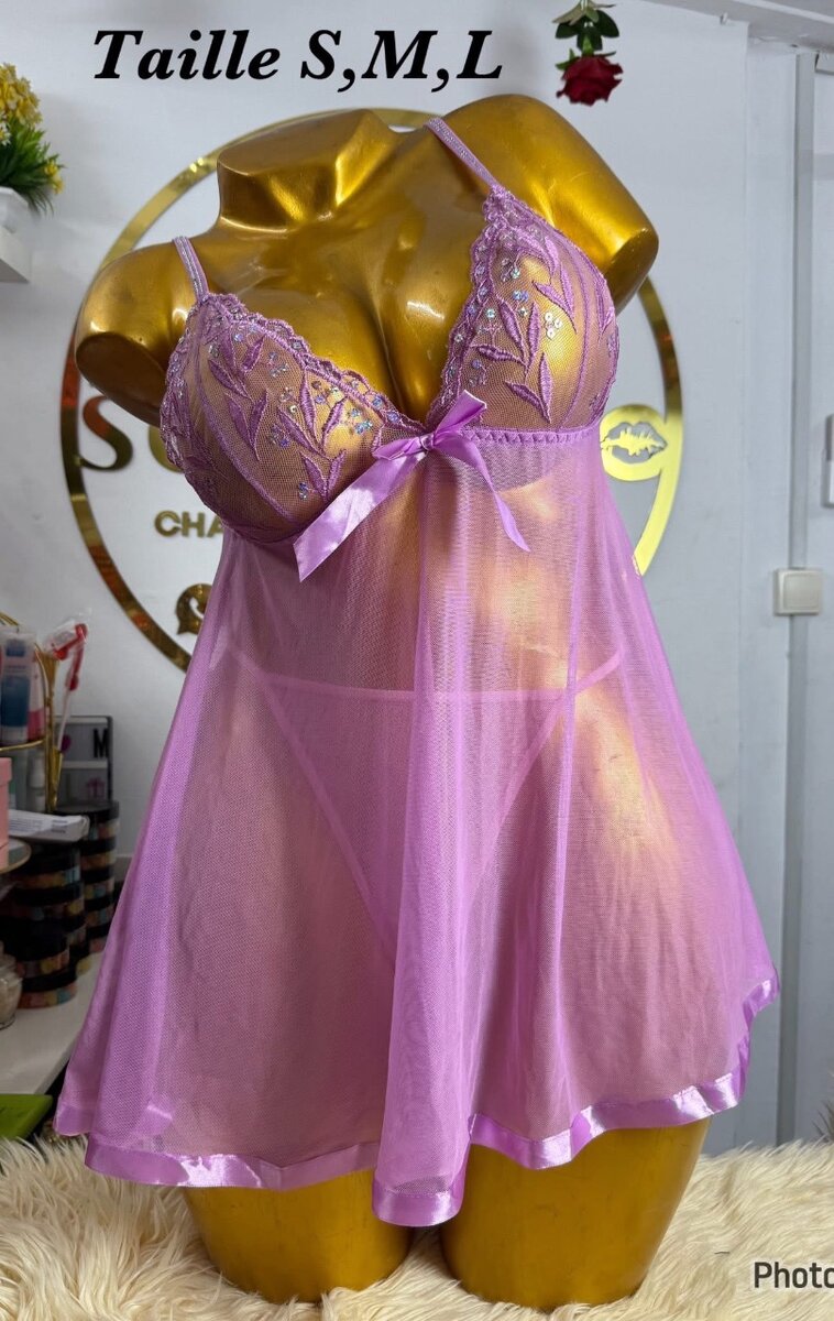 Nuisette Sexy Dentelle Été