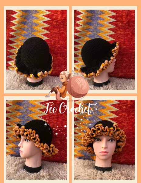 Chapeau En Crochet Coloré