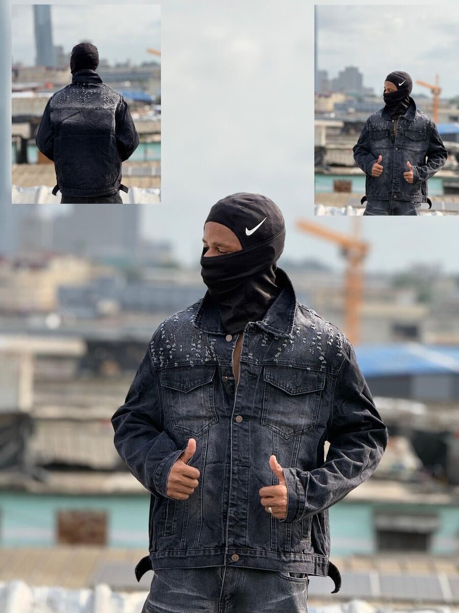 Veste en denim tendance homme