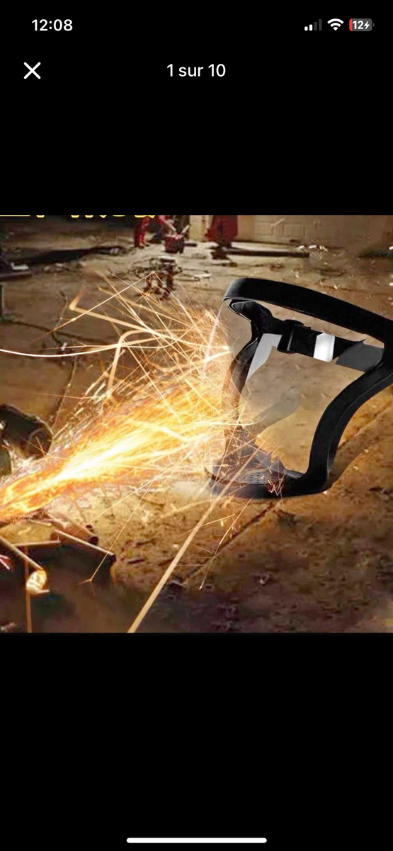 Visière de Protection Anti-Éclaboussures