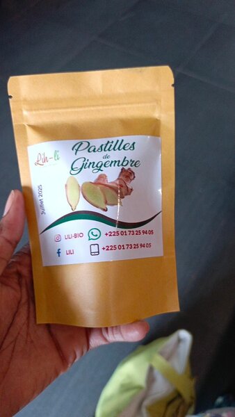 Pastilles de Gingembre Bio