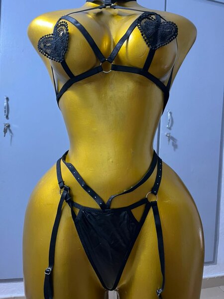 Ensemble lingerie sexy noir