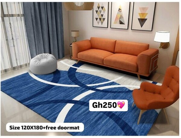 Beautiful and cozy patterned carpet