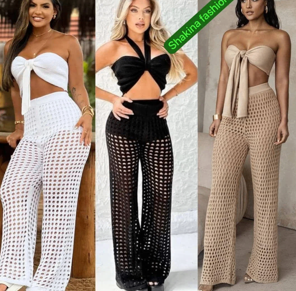 Tenue d'été crochet femme