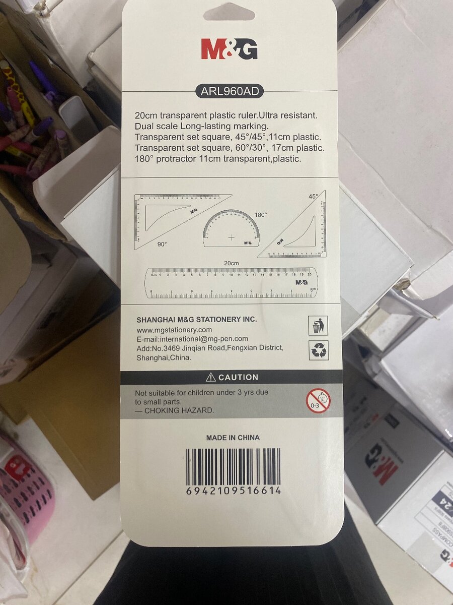 Règle en plastique M&G ARL960AD