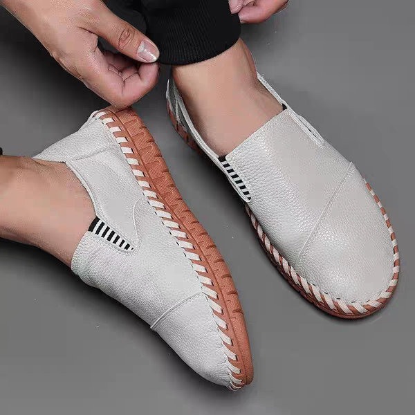 Mocassins cuir confort homme