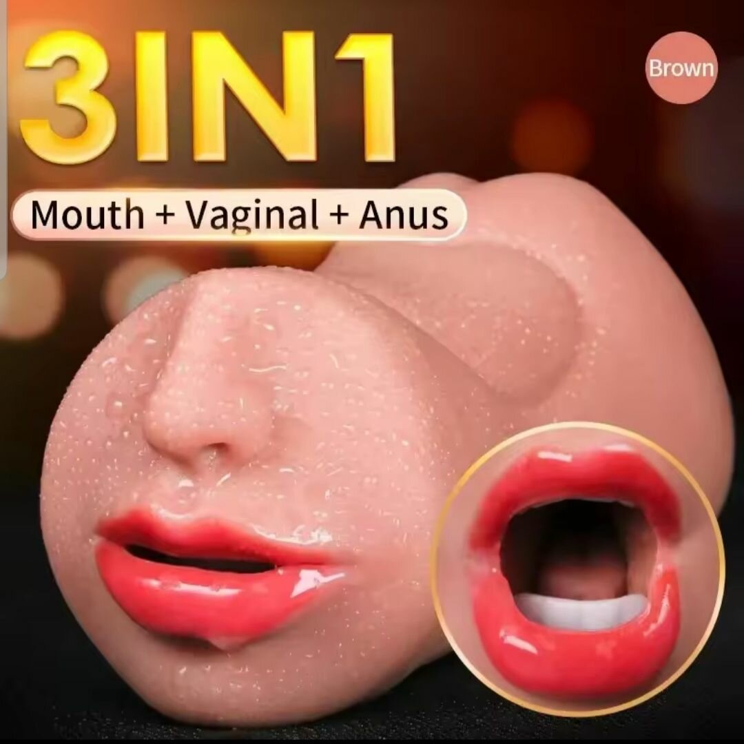 Poupée sexuelle 3en1