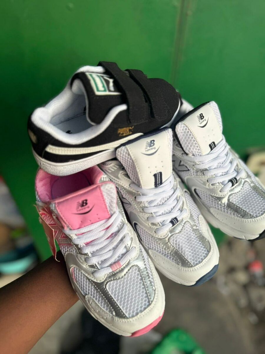 Baskets enfants multicolores confort