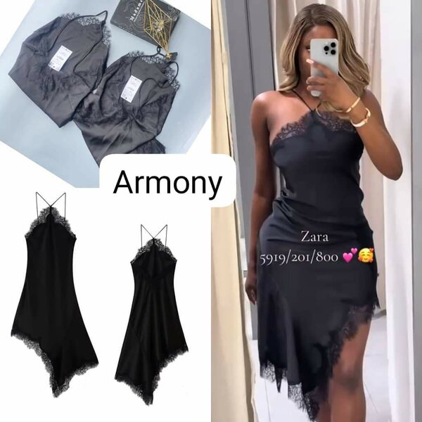 Robe Satin Noire Élégante