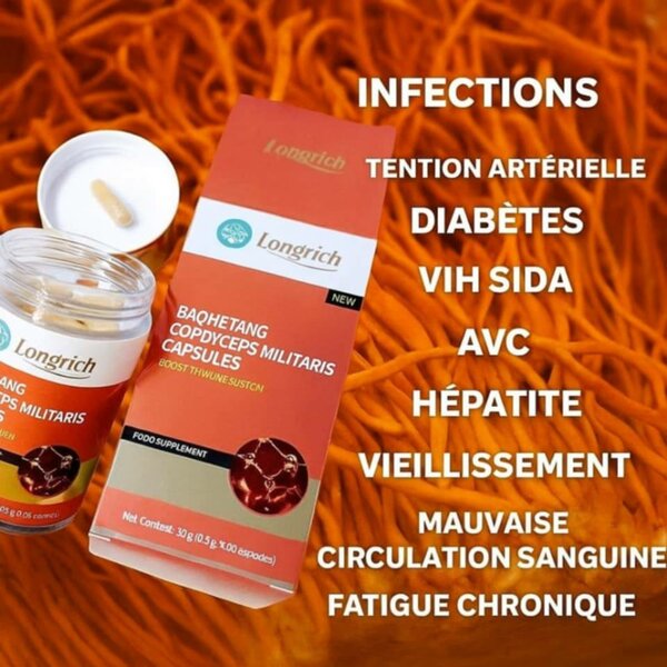 Capsules Cordyceps Militaire