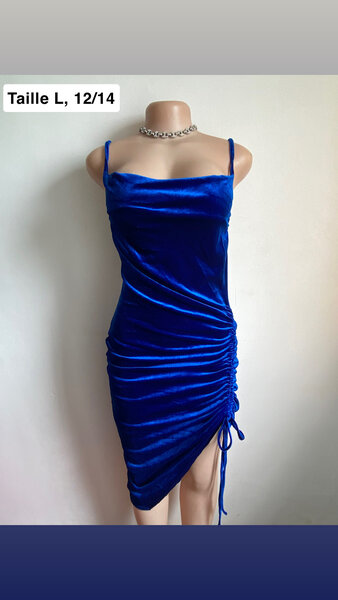 Velvet Ruched Bodycon Dress