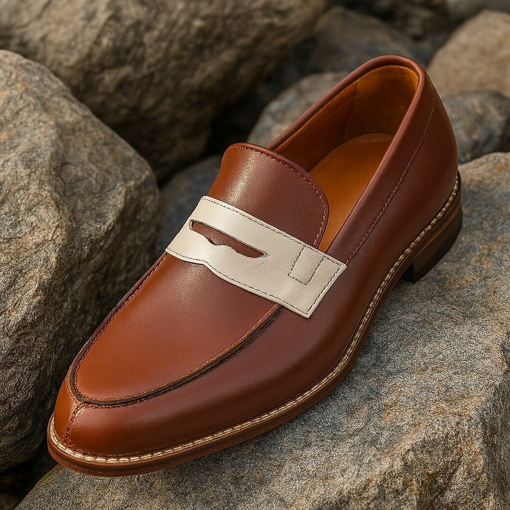 Mocassins en cuir homme élégants