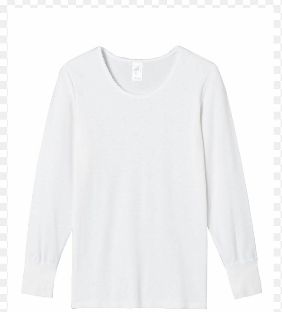 T-shirt blanche à manches longues
