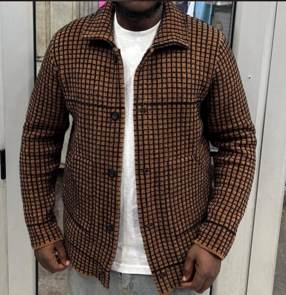 Veste à Carreaux Homme