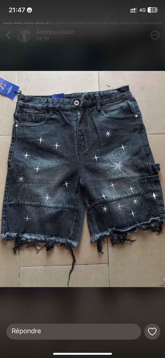 Shorts en denim stylés