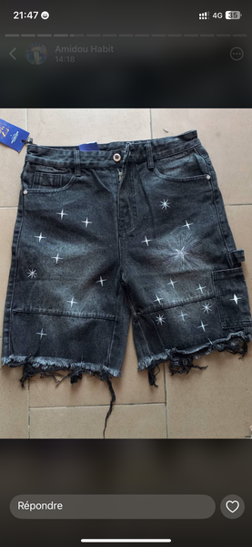Shorts en denim stylés