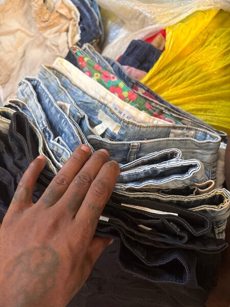 Lot de shorts en denim