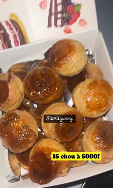 Boîte de choux glacés