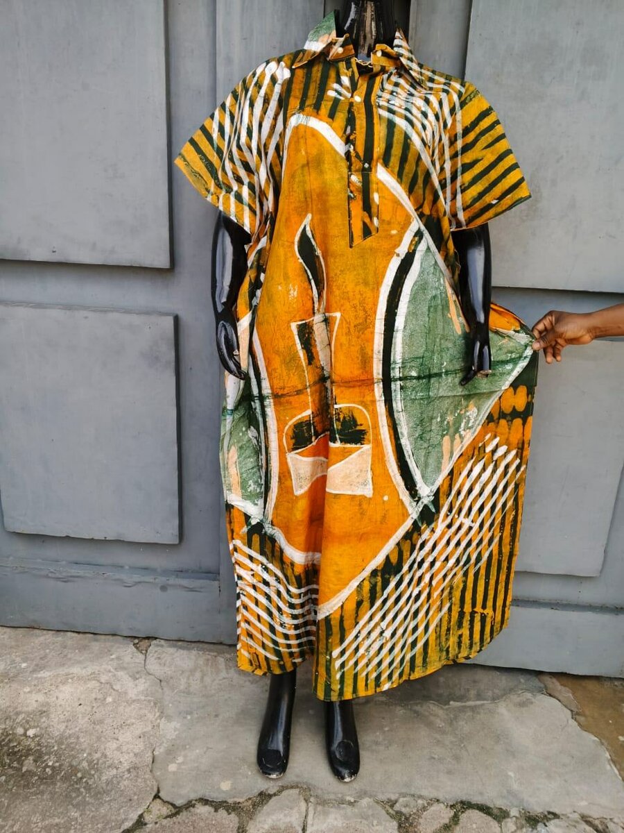 Boubou bassam avec col