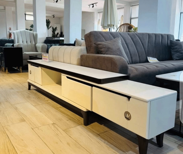 Meuble TV moderne blanc