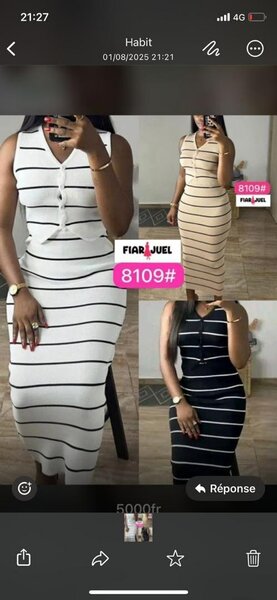 Striped Maxi Dresses