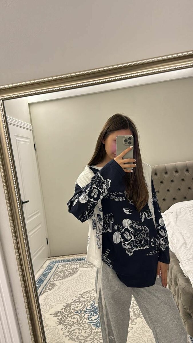 Пижамный Лонгслив Микки